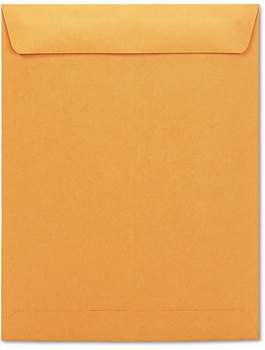 Universal® Kraft Catalog Envelope #13 1/2, Square Flap, Gummed Closure. 10 X 13 in. Light Brown. 250/box.