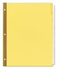 A Picture of product UNV-21877 Universal® Deluxe Extended Insertable Tab Indexes 8-Tab, 11 x 8.5, Buff, Clear Tabs, 6 Sets