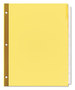 A Picture of product UNV-20891 Universal® Deluxe Extended Insertable Tab Indexes 8-Tab, 11 x 8.5, Buff, Clear Tabs, 24 Sets