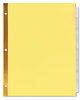 A Picture of product UNV-20891 Universal® Deluxe Extended Insertable Tab Indexes 8-Tab, 11 x 8.5, Buff, Clear Tabs, 24 Sets