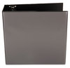 A Picture of product UNV-20995 Universal® Slant D-Ring View Binder 3 Rings, 4" Capacity, 11 x 8.5, Black