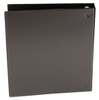 A Picture of product UNV-20971 Universal® Economy Round Ring View Binder 3 Rings, 1.5" Capacity, 11 x 8.5, Black