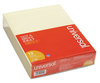 A Picture of product UNV-22000 Universal® Glue Top Pads Wide/Legal Rule, 50 Canary-Yellow 8.5 x 11 Sheets, Dozen