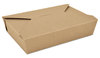 A Picture of product 964-405 SCT® ChampPak™ Retro Carryout Boxes. 7-3/4 X 5-1/2 X 1-7/8 in. Kraft. 200 count.