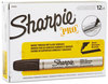 A Picture of product SAN-1794224 Sharpie® Pro Permanent Marker,  Chisel Tip, Black, Open Stock, Dozen