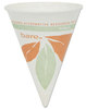 A Picture of product SCC-4BRBB SOLO® Cup Company Bare™ Eco-Forward™ Paper Cone Water Cups,  4oz, White, 200/Pack, 25 Packs/Carton