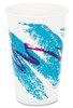 A Picture of product SCC-RW16J SOLO® Cup Company Jazz® Rolled Rim Waxed Paper Cold Cups. 16 oz. 1000 count.