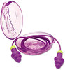 A Picture of product MLX-6405 Moldex® Rockets® Reusable Earplugs,  Corded, 27NRR, Purple/Bright Green, 50 Pairs/Box