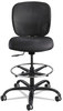 A Picture of product SAF-3394BL Safco® Vue™ Heavy-Duty Extended-Height Stool Supports Up to 350 lb, 23" 32.5" Seat Height, Black Fabric