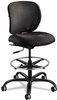A Picture of product SAF-3394BL Safco® Vue™ Heavy-Duty Extended-Height Stool Supports Up to 350 lb, 23" 32.5" Seat Height, Black Fabric