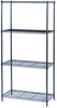 A Picture of product SAF-5276BL Safco® Commercial Wire Shelving Four-Shelf, 36w x 18d 72h, Black