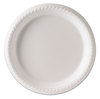 A Picture of product SCC-PS95W SOLO® Cup Company Party Plastic Plates,  9 Inches, White, Round, 25/Pack, 20 Packs/Carton