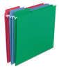 A Picture of product SMD-64053 Smead™ FasTab® Hanging Folders Letter Size, 1/3-Cut Tabs, Assorted Colors, 18/Box