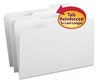 A Picture of product SMD-17834 Smead™ Reinforced Top Tab Colored File Folders 1/3-Cut Tabs: Assorted, Legal Size, 0.75" Expansion, White, 100/Box