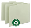 A Picture of product SMD-50334 Smead™ Recycled Blank Top Tab File Guides 1/3-Cut 8.5 x 11, Green, 100/Box