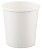 A Picture of product 969-695 Dart® Flexstyle® Double Poly Food Containers. 16 oz. White. 25/pack, 20 packs/carton.