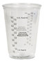 A Picture of product SCC-TP10DGM SOLO® Plastic Graduated Medical & Dental Cups. 10 oz. Clear. 1000 count.