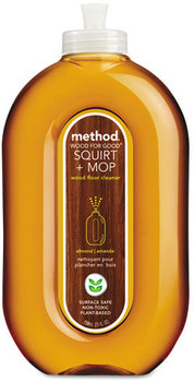 Method® Squirt + Mop Wood Floor Cleaner,  Almond Scent, 25 oz Squirt Bottle