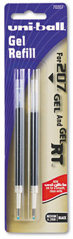 uni-ball® Refill for uni-ball® Signo Gel 207™ Pens,  Medium, Black Ink, 2/Pack