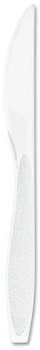 SOLO® Cup Company Impress™ Heavyweight Full-Length Polystyrene Cutlery,  Knife, White, 1000/Carton