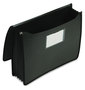 A Picture of product SMD-71510 Smead™ Poly Premium Wallets 5.25" Expansion, 1 Section, Elastic Cord Closure, Legal Size, Black