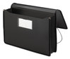 A Picture of product SMD-71510 Smead™ Poly Premium Wallets 5.25" Expansion, 1 Section, Elastic Cord Closure, Legal Size, Black