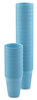A Picture of product SCC-MBPCF5 SOLO® Cup Company Plastic Medical & Dental Cups,  5 oz, Sky Blue, Fluted, 100/Bag, 10 Bags/Carton