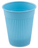 A Picture of product SCC-MBPCF5 SOLO® Cup Company Plastic Medical & Dental Cups,  5 oz, Sky Blue, Fluted, 100/Bag, 10 Bags/Carton