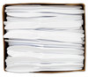 A Picture of product SCC-GBX6KW SOLO® Guildware® Extra Heavy Weight Polystyrene Cutlery Knives. 7.6 in. White. 1000 count.