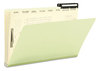 A Picture of product SMD-78208 Smead™ Pressboard Mortgage Folders 1" Expansion, 8 Dividers, 1 Fastener, Legal Size, Green Exterior, 10/Box