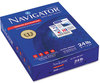 A Picture of product SNA-NMP1124 Navigator® Premium Multipurpose Copy Paper,  99 Brightness, 24lb, 8-1/2 x 11, White, 5000/Carton