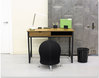 A Picture of product SAF-9717BL Safco® Onyx™ Round Mesh Wastebaskets, Steel Mesh, 5gal, Black