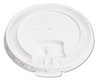 A Picture of product SCC-LB3101 SOLO® Cup Company Lift Back & Lock Tab Lids for Paper Cups,  10oz, White, 1000/Carton