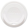 A Picture of product SCC-LGXW2 SOLO® Cup Company The Gourmet Lid® Hot Cup Lids for Trophy® Plus™,  For Trophy Plus Cups, 12-16 oz, White, 1500/Carton