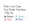 A Picture of product SAN-86001 EXPO® Low-Odor Dry-Erase Marker,  Fine Point, Black, Dozen