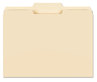 A Picture of product SMD-10332 Smead™ Manila File Folders 1/3-Cut Tabs: Center Position, Letter Size, 0.75" Expansion, 100/Box