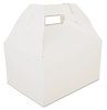 A Picture of product 971-374 SCT® Carryout Barn Boxes. 8 7/8 X 5 X 3 1/2 in. White. 250/Carton.