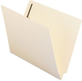 Smead™ Manila End Tab Fastener Folders with Reinforced Tabs Straight 11-pt 1 Letter Size, Exterior, 50/Box