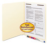 A Picture of product SMD-34110 Smead™ Manila End Tab Fastener Folders with Reinforced Tabs Straight 11-pt 1 Letter Size, Exterior, 50/Box