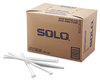 A Picture of product SCC-875WX SOLO® Cup Company Wrapped Jumbo Flexible Straws,  7 5/8", White, 10000/Carton