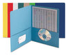 A Picture of product SMD-87859 Smead™ Two-Pocket Folders Folder, Textured Paper, 100-Sheet Capacity, 11 x 8.5, Red, 25/Box