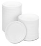 A Picture of product SCC-RSF9 SOLO® Cup Company Laminated Foam Dinnerware,  Plates, 9" dia, White, 500/Carton