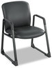 A Picture of product SAF-3492BV Safco® Uber™ Big & Tall Series Guest Chair,  Vinyl, Black