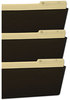 A Picture of product STX-70247U06C Storex Three Pocket Legal Size Wall File. 16 X 14 in. Smoke.