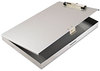 A Picture of product SAU-45300 Saunders Storage Clipboard,  1/2" Capacity, 8-1/2w x 12h, Gray