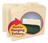 A Picture of product SMD-10230 Smead™ Interior File Folders 1/3-Cut Tabs: Assorted, Letter Size, 0.75" Expansion, Manila, 100/Box