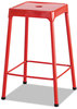 A Picture of product SAF-6605RD Safco® Counter-Height Steel Stool,  Red
