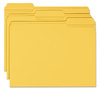 A Picture of product SMD-12234 Smead™ Reinforced Top Tab Colored File Folders 1/3-Cut Tabs: Assorted, Letter Size, 0.75" Expansion, Goldenrod, 100/Box