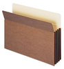 A Picture of product SMD-74380 Smead™ Redrope TUFF® Pocket Drop-Front File Pockets with Fully Lined Gussets 3.5" Expansion, Legal Size, 10/Box