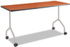 A Picture of product SAF-2074SL Safco® Impromptu® Series T-Leg & Post Leg Table Base,  5 1/4w x 5 1/4d x 28h, Silver